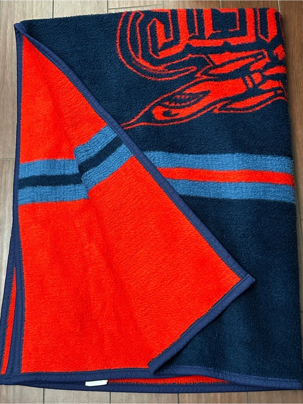 Houston Rockets Navy and Red Team Throw Blanket by